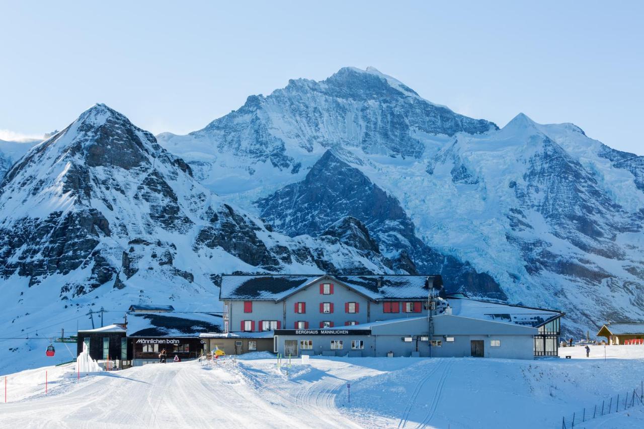 Berghaus Maennlichen Grindelwald Exterior foto